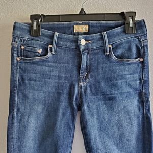 Mother Jeans The Looker Ankle Fray Size 25